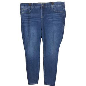 Torrid Blue Whiskers Bombshell Skinny Denim Jeans SKU0245